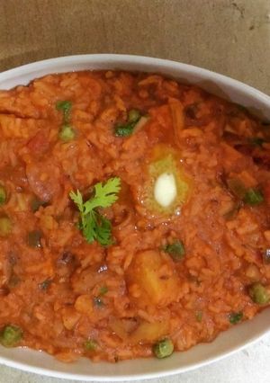 A picture of Pav Bhaji Khichdi.