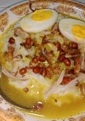 Foto resep Bubur Ayam Kuah Kuning