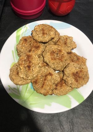 Una foto de Galletas de banana, avena y nuez (sin harina)