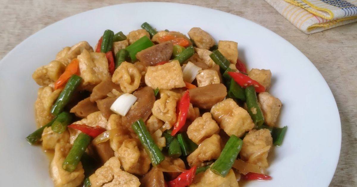 Tahu Goreng Masak Kecap