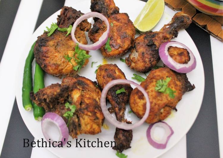 Recipe of Super Quick Homemade Chettinad Flavoured Grilled Chicken
