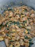 Tumis kulit ayam n telur