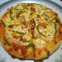 Homemade pizza A picture of Homemade pizza.