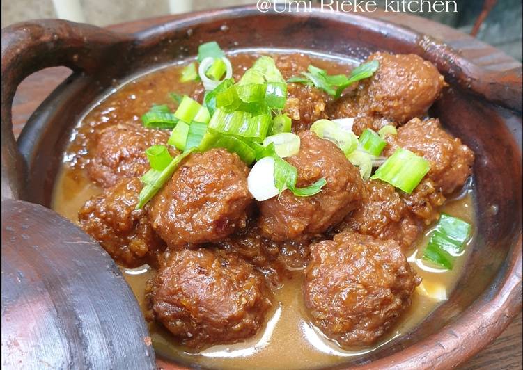 Masakan Populer Semur Bola2 Daging Ala Rumahan