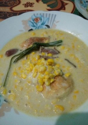 Foto resep Bubur jagung kurma#specialramadhan