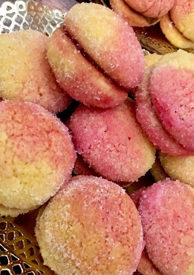 Una foto de Galletas melocotón - peach cookies 🍑