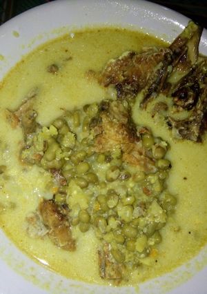 Foto resep Gangan lamak kacang hijau iwak asin