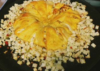 New Recipe Quick n Easy Buffalo Ranch Chicken Crescent Ring Yummy