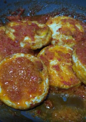 Foto resep Balado telur ceplok