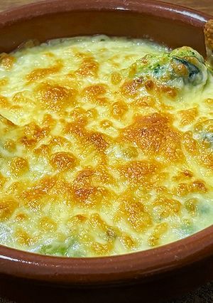 Una foto de Verduras gratinadas con bechamel