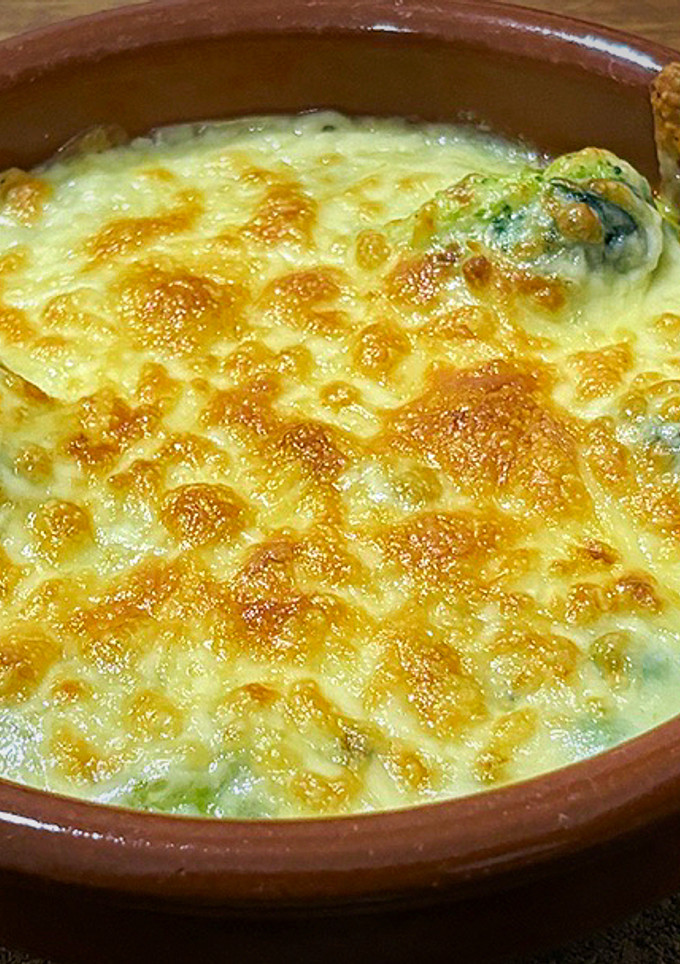 Una foto de Verduras gratinadas con bechamel