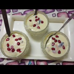 A picture of Fruits custard.