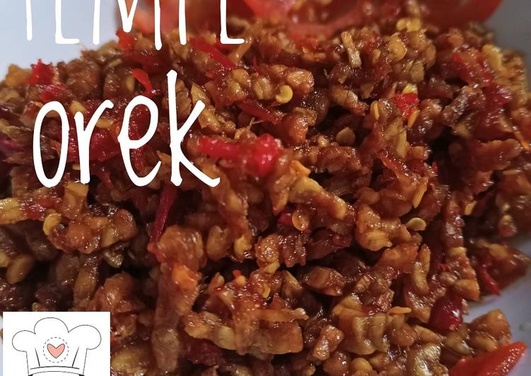 Resep Tempe orek ala moms agil, Enak Banget