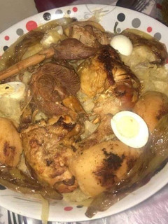 صورة لوصفة 😋 شخشوخة النعمة بالدجاج 🤩🤩