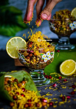 A picture of Healthy Sprouts Salad Chaat| Sprouts Salad Bhel| Weight Loss.