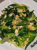 Spring Onion Tumis Telur