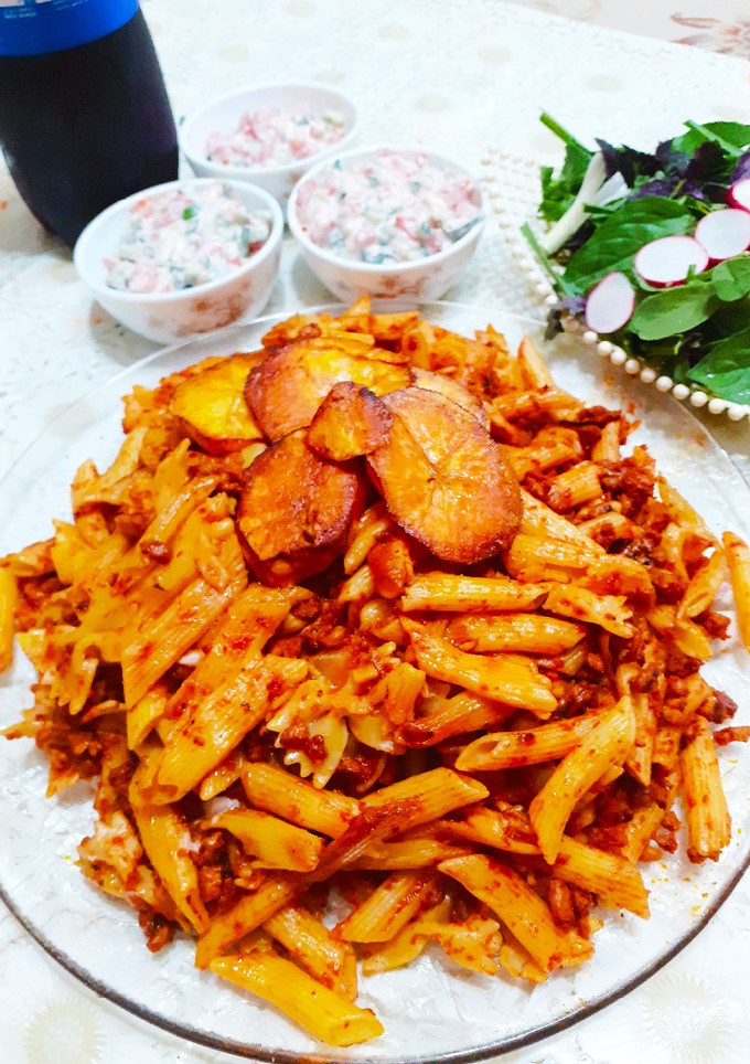 عکسی از دستور ماکارانی ساده 😋