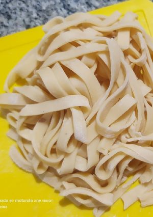 Una foto de Fideos caseros