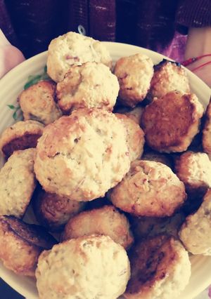 Una foto de Galletas de avena y manzana