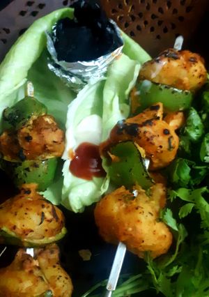 तन्दूरी मोमोस(Tandoori Momos recipe in Hindi) रेसिपी मुख्य फोटो