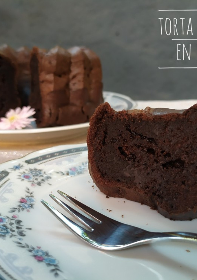 Una foto de Torta de chocolate 🍫 en licuadora