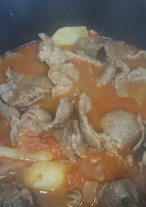 Una foto de Bistec a la mexicana 