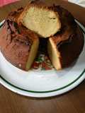 Torta, arroz, batidora