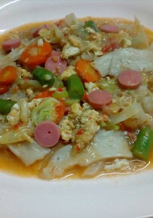 Foto resep Seblak sasis(sayur sosis)