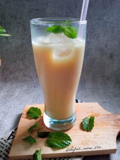 Foto resep Ice Milk Mint Tea