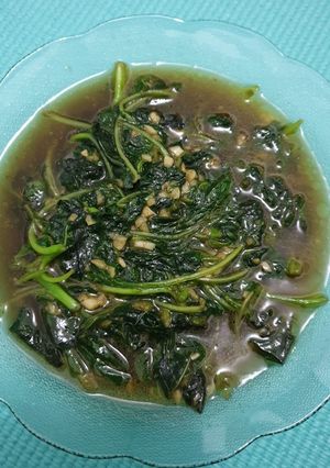 Foto resep Bayam Cah Bawang Putih (Masakan Oriental)
