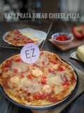 Prata bread cheese pizza