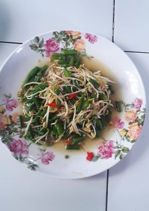 Foto resep Tumis toge kacang panjang