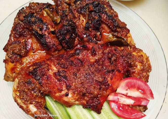 Resep Ayam Panggang Bumbu Rujak 🐔👌, Enak Banget