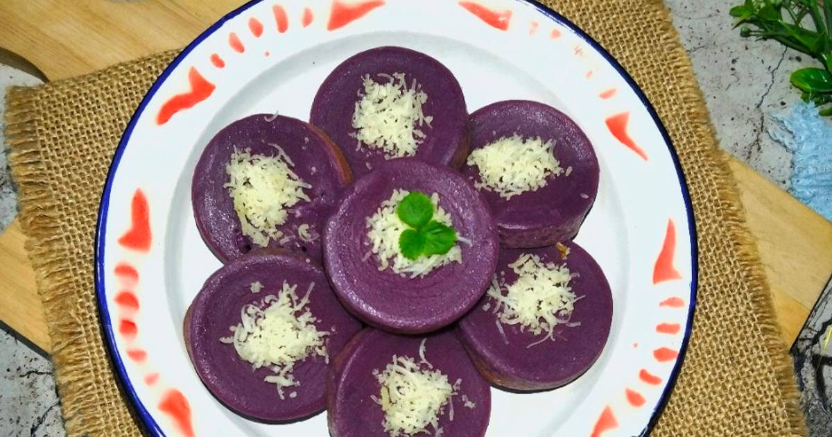 Resep Kue Lumpur Ubi Ungu Rasanya Maknyus