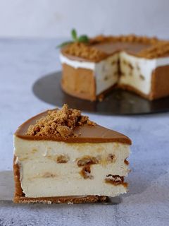 Foto resep No bake Lotus Cheesecake🤩👍