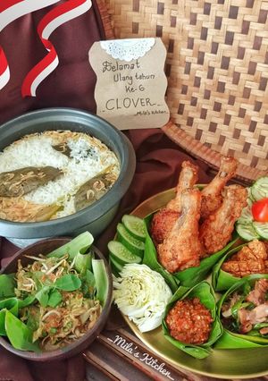Foto resep Nasi Liwet Komplit (versi Ricecooker)