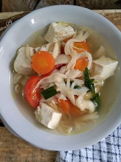 Foto resep 61. Sup tahu jamur tiram