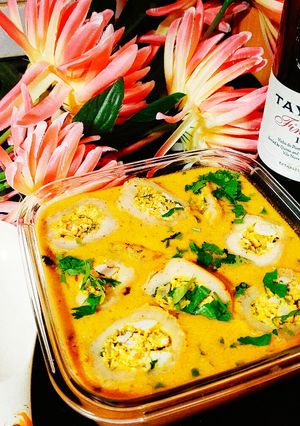 A picture of Malai paneer kofta.