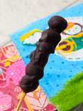 Chupetín helado de arándanos 🫐Piruleta saludable de blueberries y chocolate 85 % cacao 🍭low carb