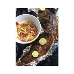 A picture of Whole grilled Fish.