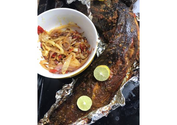 Whole grilled Fish