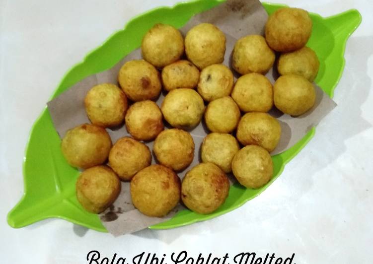 27. Bola-Bola Ubi Coklat Melted