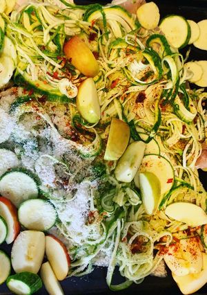 Una foto de Pescado al horno con coco