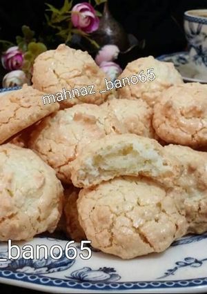 عکسی از دستور شیرینی نارگیلی نوروزی