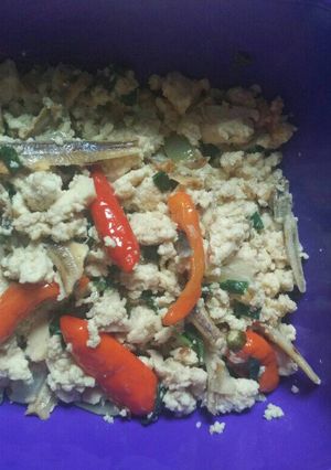 Foto resep Pepes tahu teri kemangi