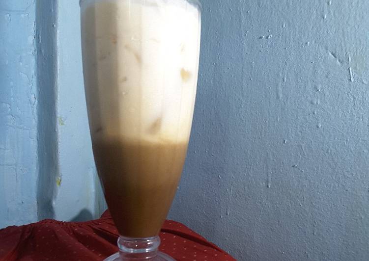 Resep: LezatCappucino double milk ice