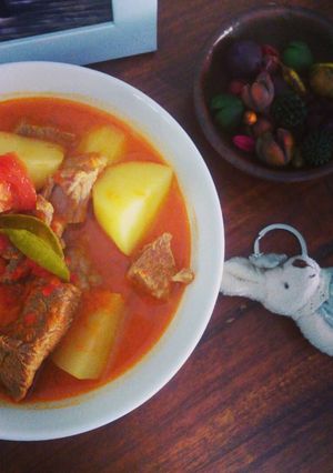 Foto resep Asam padeh daging dan kentang