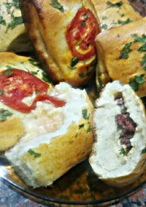 صورة لوصفة خبز هش بالحشوه