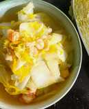 Cải thảo xào tôm