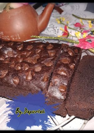 Foto resep Simple Shiny Chewy Brownies